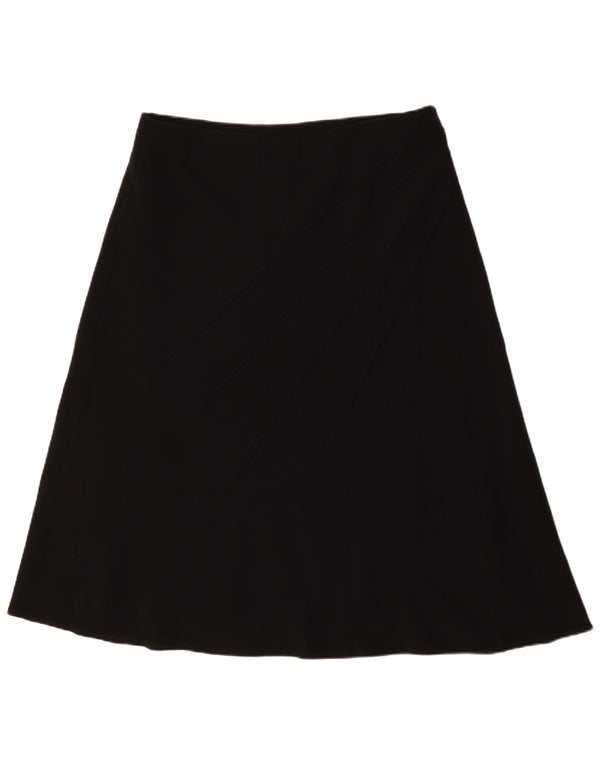 Marks & Spencer Womens A-Line Skirt UK 18 XL W36  Black Polyester