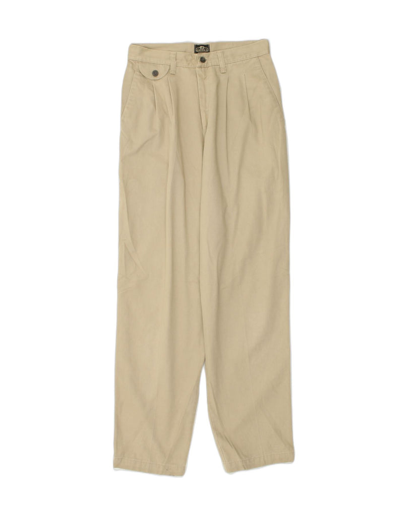 LEE Womens Casual Pegged Casual Trousers W26 L30  Beige | Vintage Lee | Thrift | Second-Hand Lee | Used Clothing | Messina Hembry 