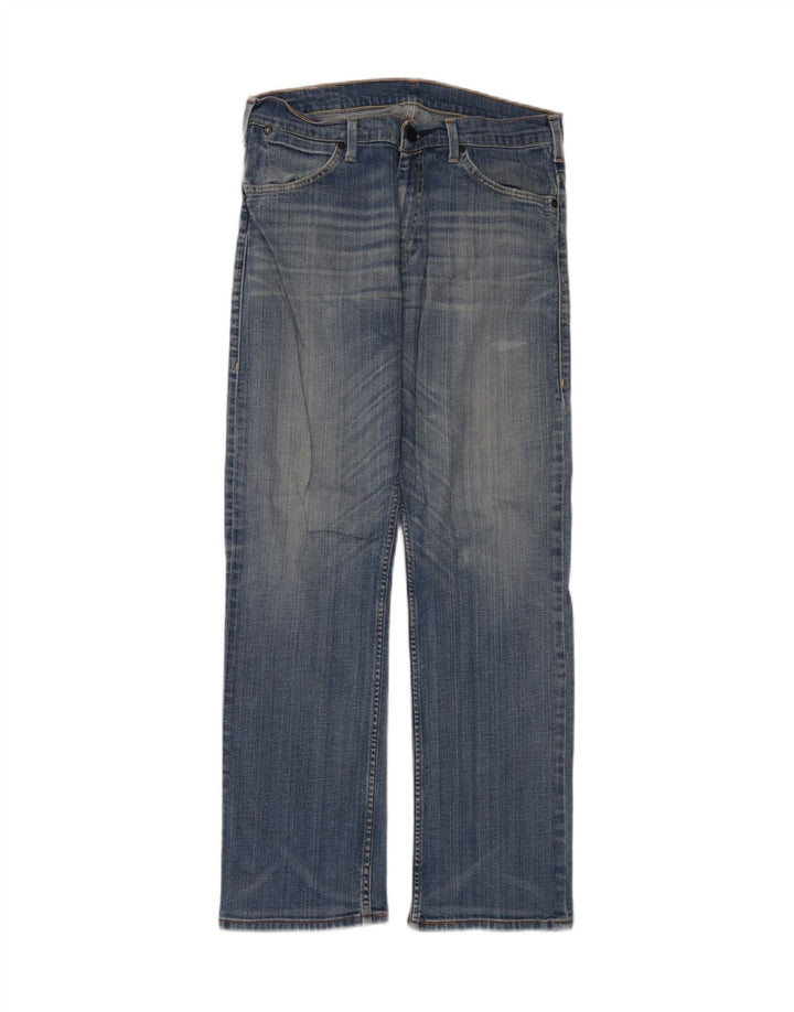 Levi's Mens Straight Jeans W32 L32 Blue Cotton