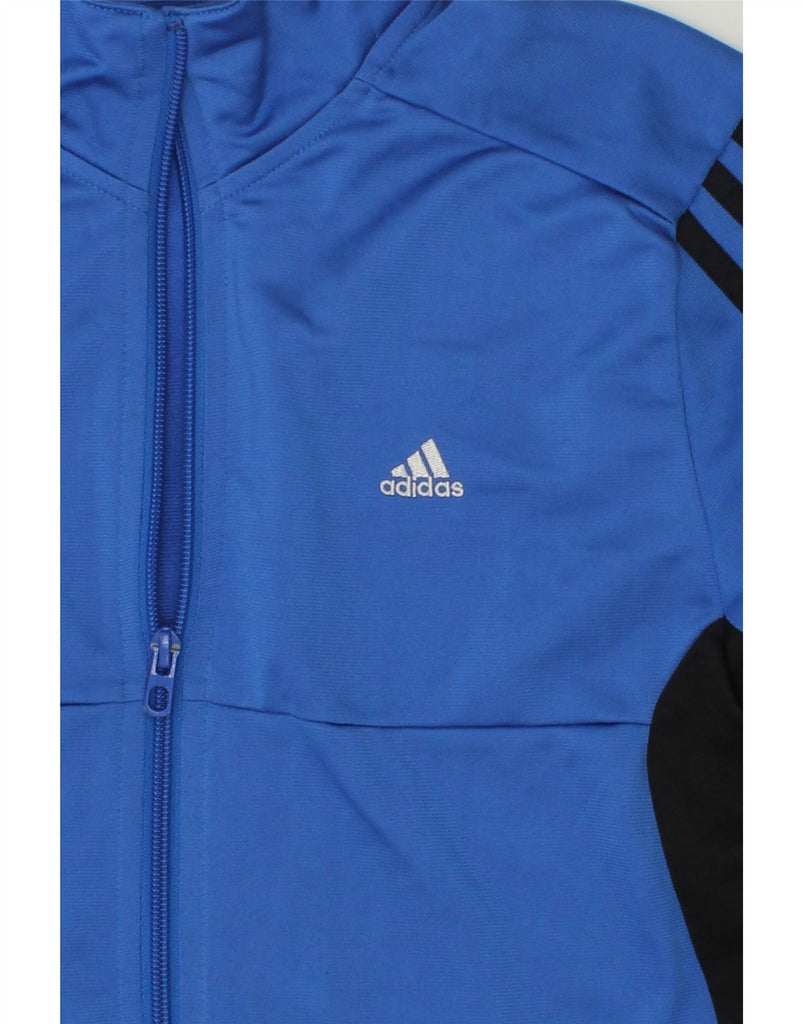 ADIDAS Boys Tracksuit Top Jacket 13-14 Years Blue Polyester | Vintage Adidas | Thrift | Second-Hand Adidas | Used Clothing | Messina Hembry 