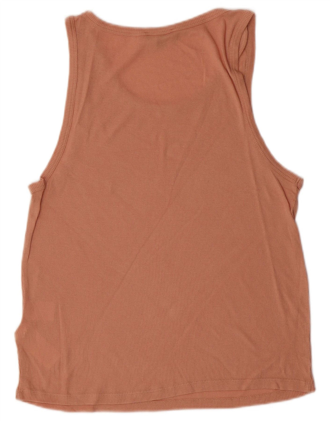J. Crew Womens Vest Top UK 14 Large Orange Cotton