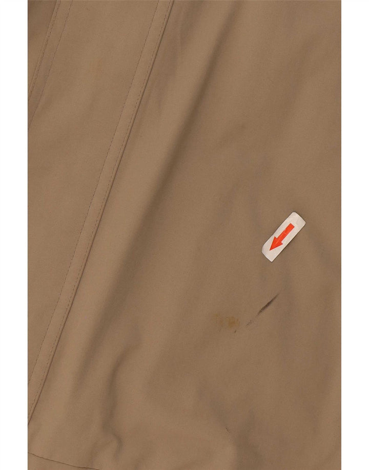 Slam Mens Bomber Jacket UK 44 2XL Beige Nylon