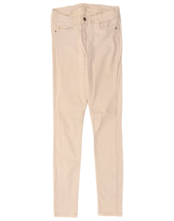 Zara Womens Skinny Jeans W28 L31 Beige