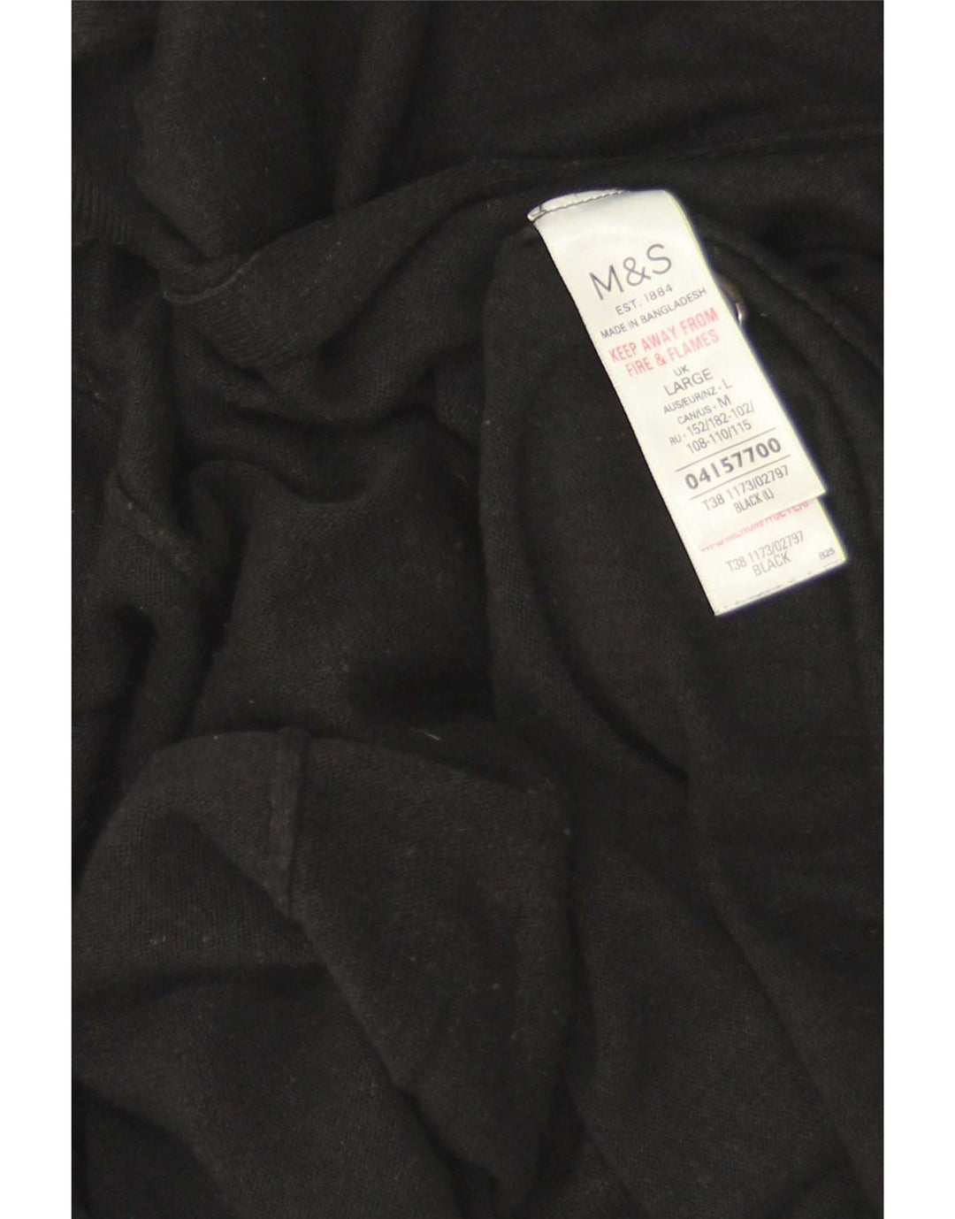 Marks & Spencer Womens Short Sleeve Open Cardigan Top UK 16 Large Black