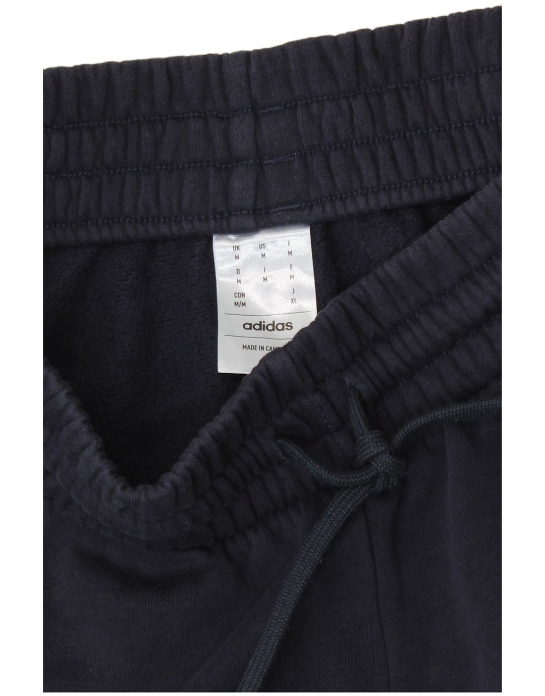 Adidas Mens Tracksuit Trousers Joggers Medium  Navy Blue Cotton