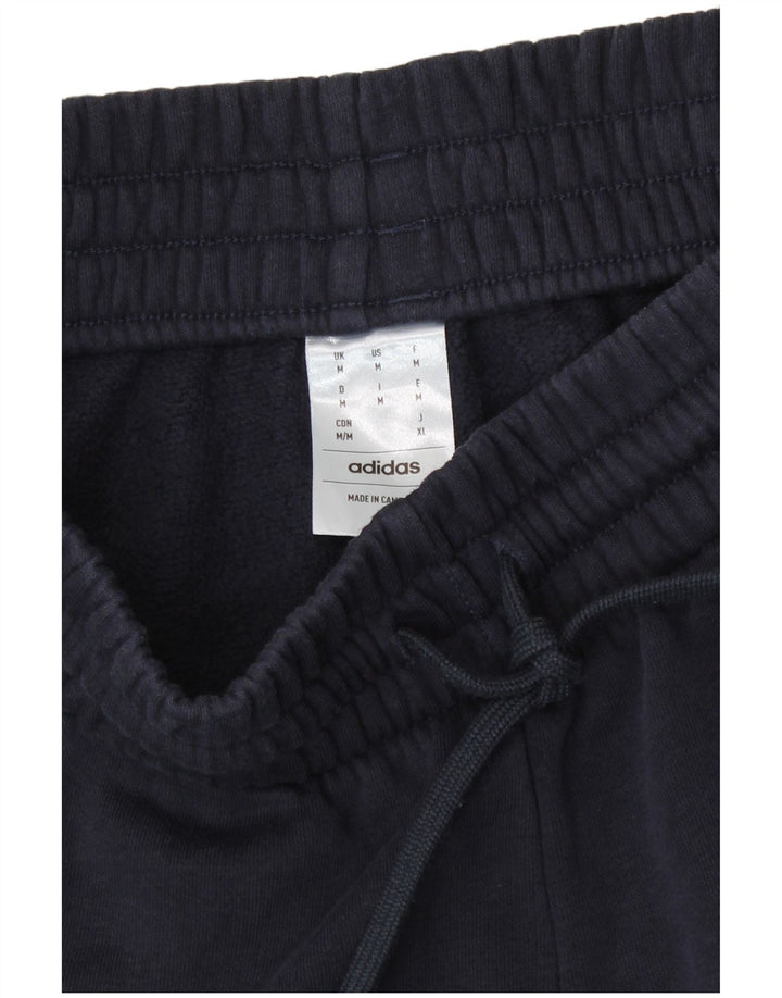 Adidas Mens Tracksuit Trousers Joggers Medium  Navy Blue Cotton