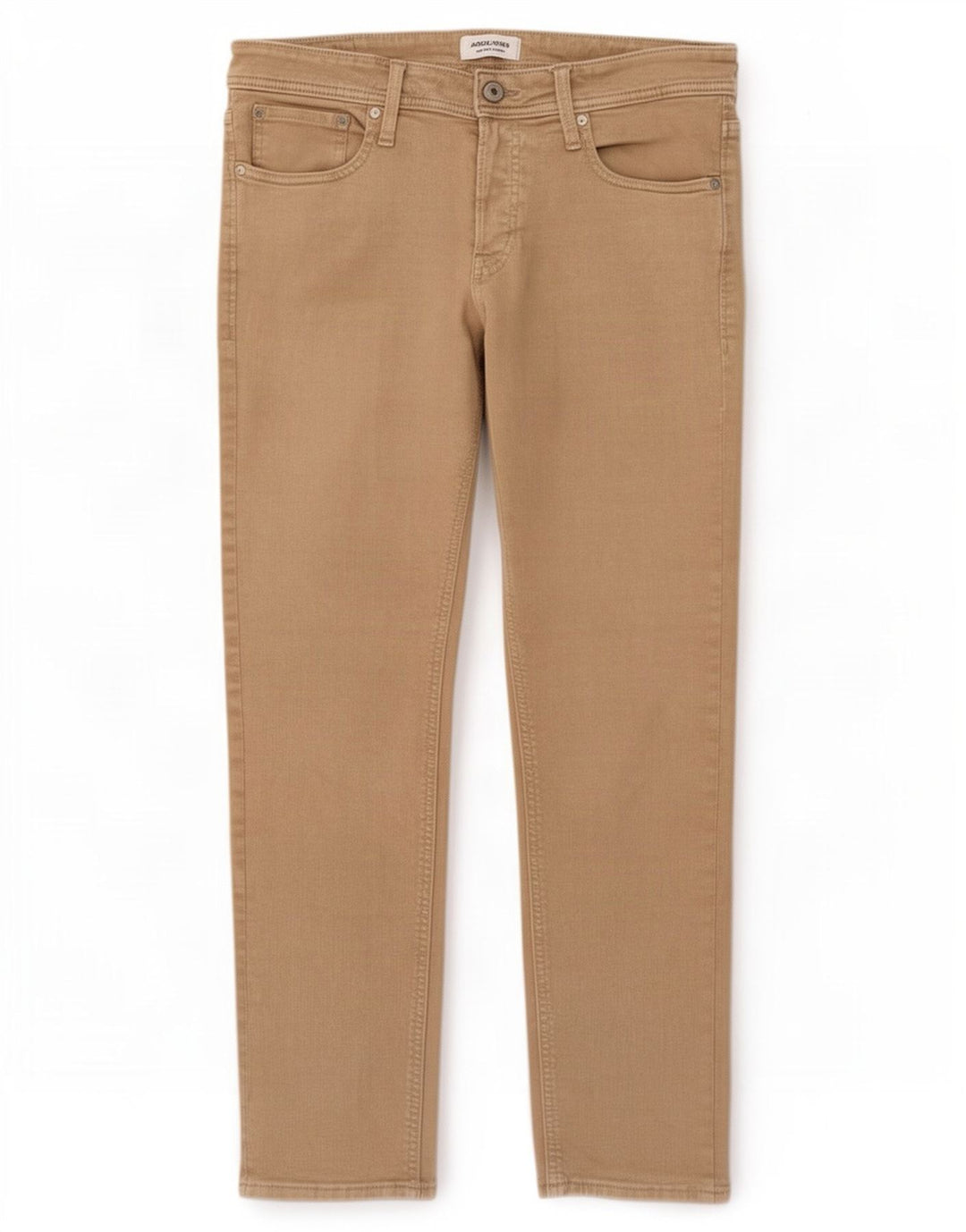 Jack & Jones Mens Slim Jeans W34 L32 Beige Cotton