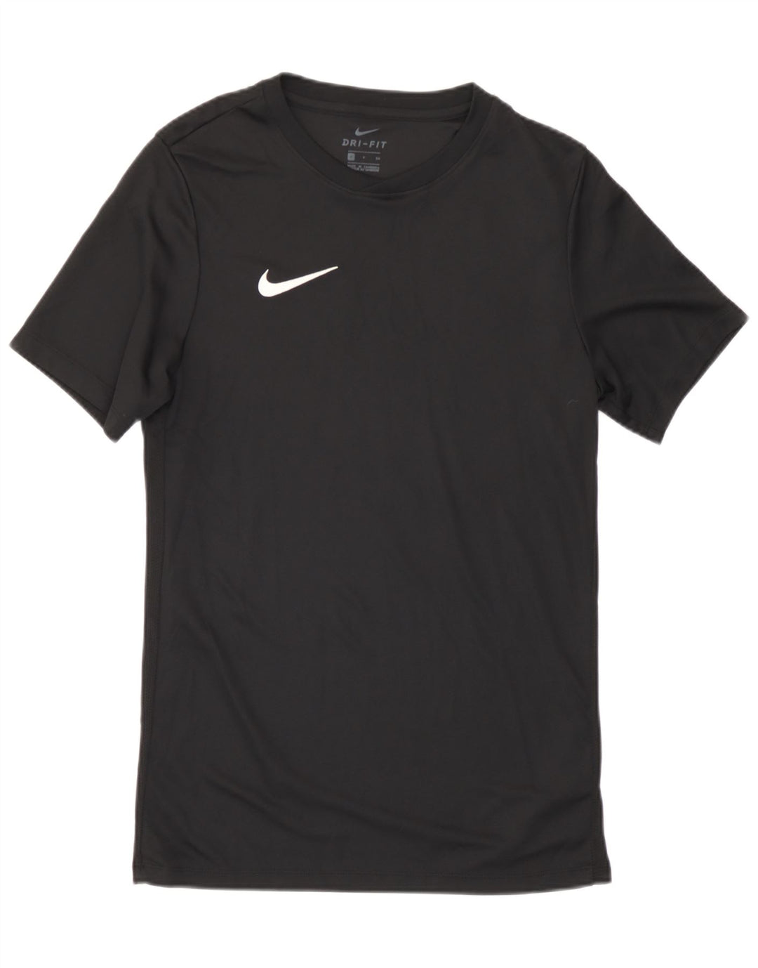 Nike Mens T-Shirt Top Small Black Polyester Sports