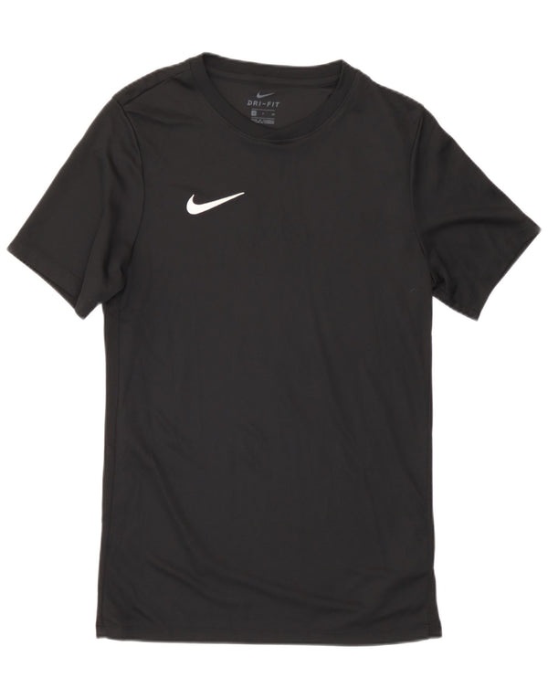 Nike Mens T-Shirt Top Small Black Polyester Sports