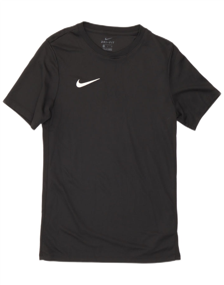 Nike Mens T-Shirt Top Small Black Polyester Sports