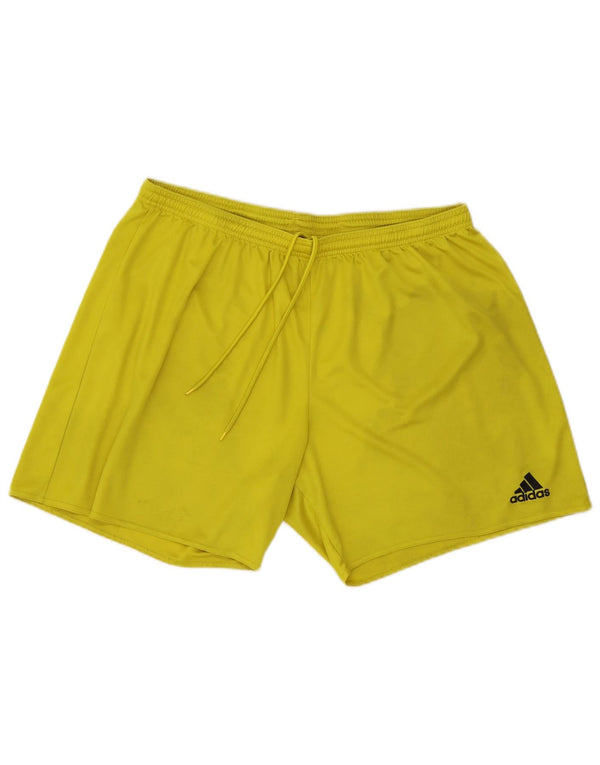 Adidas Mens Aeroready Sport Shorts 2XL Yellow Polyester