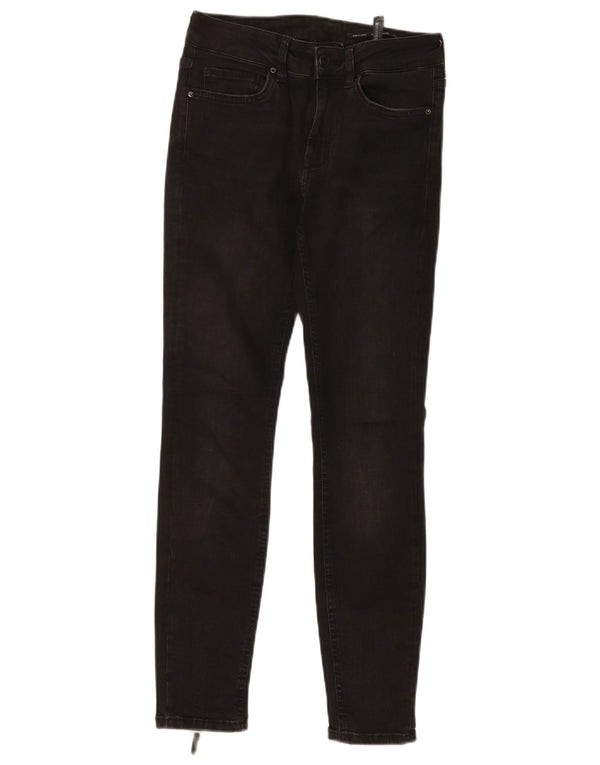 Zara Womens Slim Jeans EU 36 XS W26 L27 Black Cotton
