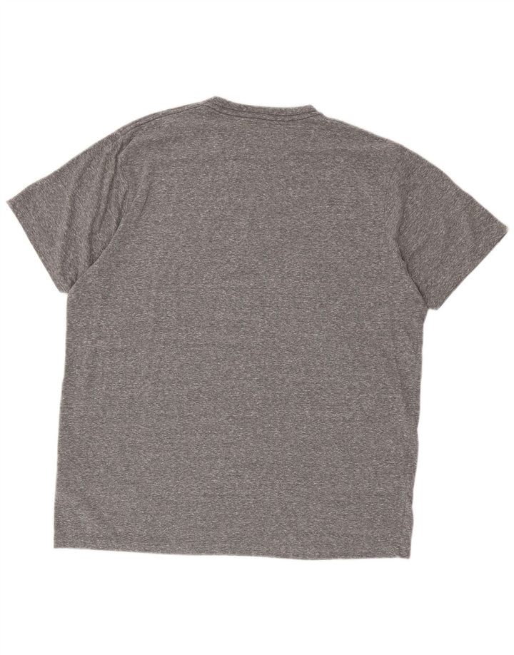 Weird Fish Mens Graphic T-Shirt Top XL Grey Flecked Polyester