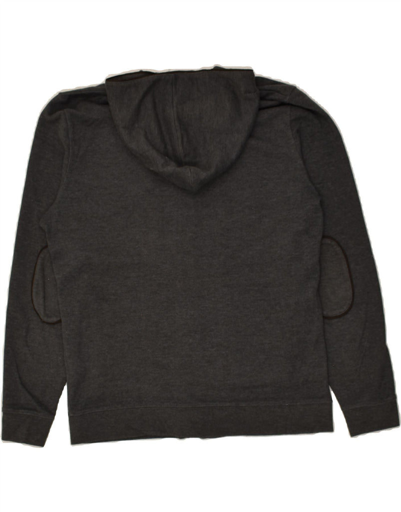 MASSIMO DUTTI Mens Zip Hoodie Sweater Medium Grey Cotton | Vintage Massimo Dutti | Thrift | Second-Hand Massimo Dutti | Used Clothing | Messina Hembry 