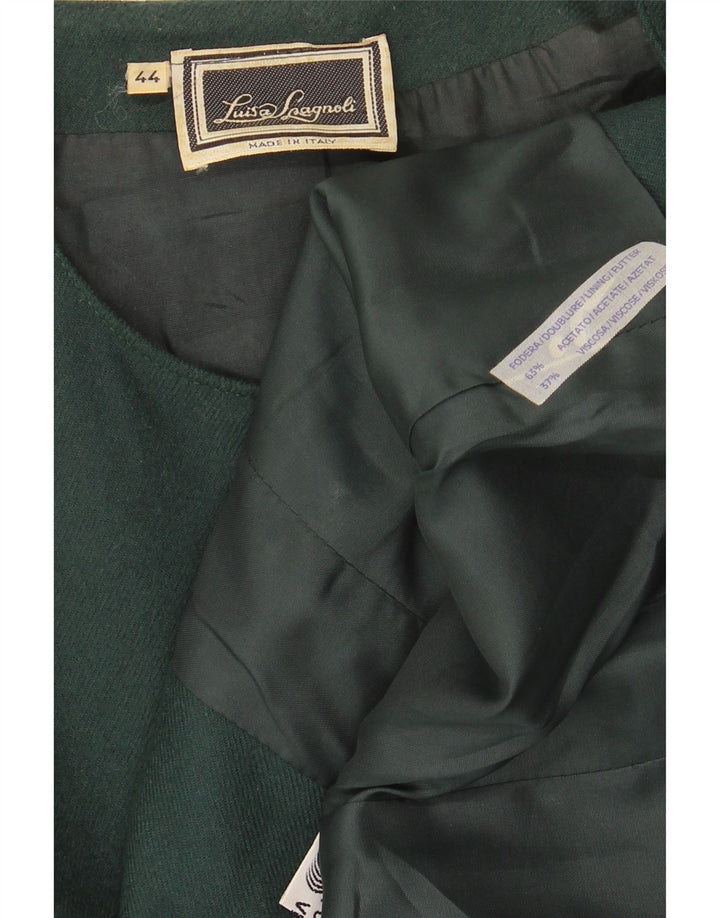 Luisa Spagnoli Womens Blazer Jacket IT 44 Medium Green Acetate