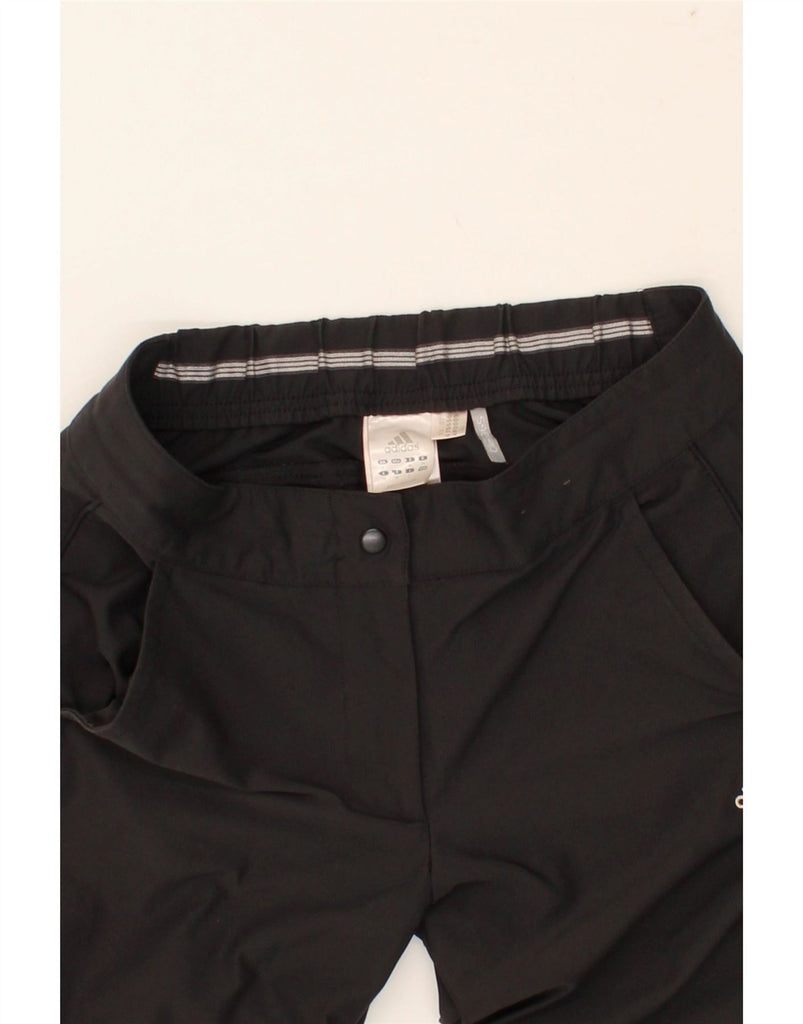 ADIDAS Womens Clima 365 Tracksuit Trousers UK 8 Small Black Cotton Vintage Adidas and Second-Hand Adidas from Messina Hembry 