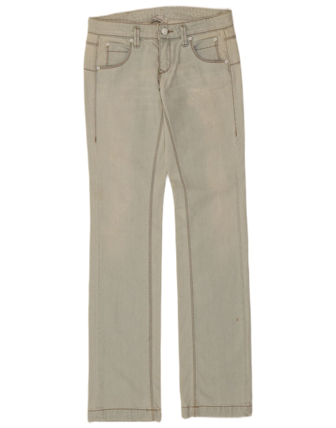 PINKO Womens Straight Jeans W28 L35 Blue Cotton Vintage Pinko and Second-Hand Pinko from Messina Hembry 