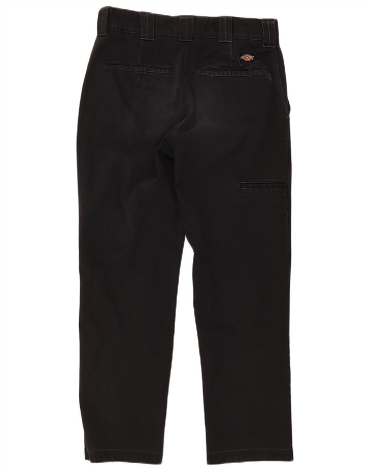 Dickies Mens Slim Tapered Casual Trousers W30 L28 Black Polyester