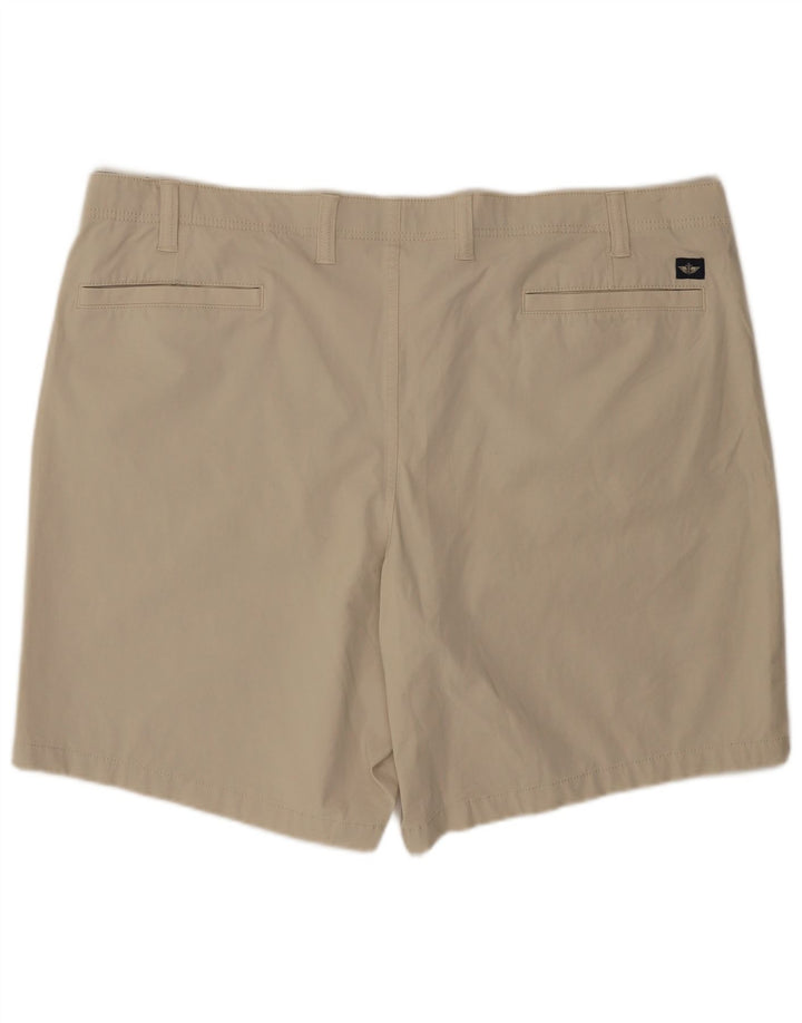 DOCKERS Mens Chino Shorts W48 4XL Beige Cotton