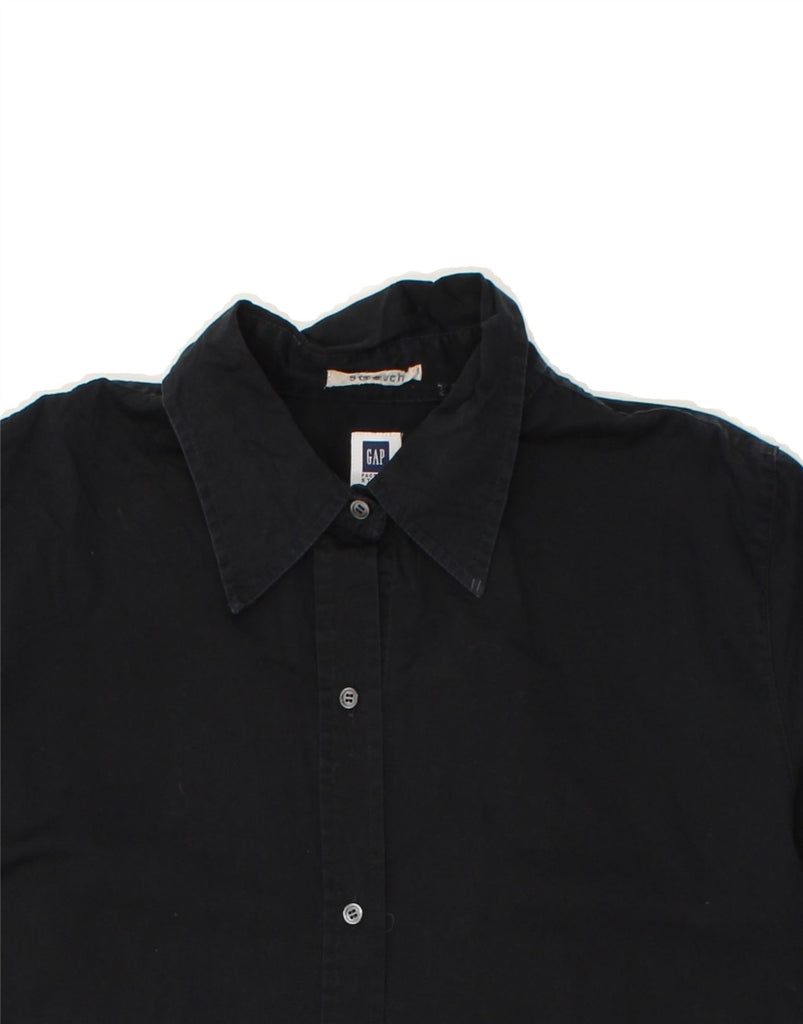 GAP Womens Shirt Medium Black Cotton | Vintage Gap | Thrift | Second-Hand Gap | Used Clothing | Messina Hembry 