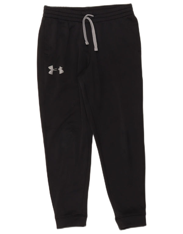 Under Armour Girls Tracksuit Trousers Joggers 9-10 Years Medium Black