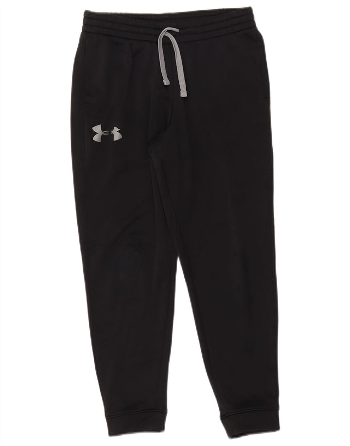 Under Armour Girls Tracksuit Trousers Joggers 9-10 Years Medium Black