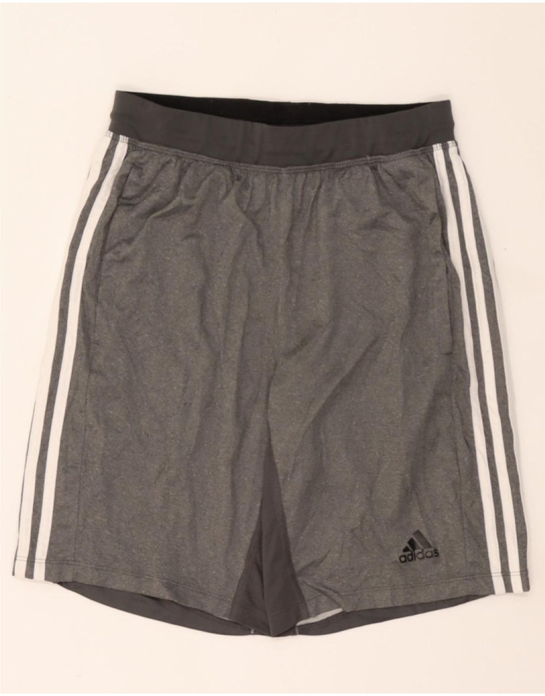 ADIDAS Mens Aeroready Sport Shorts Small Grey Polyester Vintage Adidas and Second-Hand Adidas from Messina Hembry 