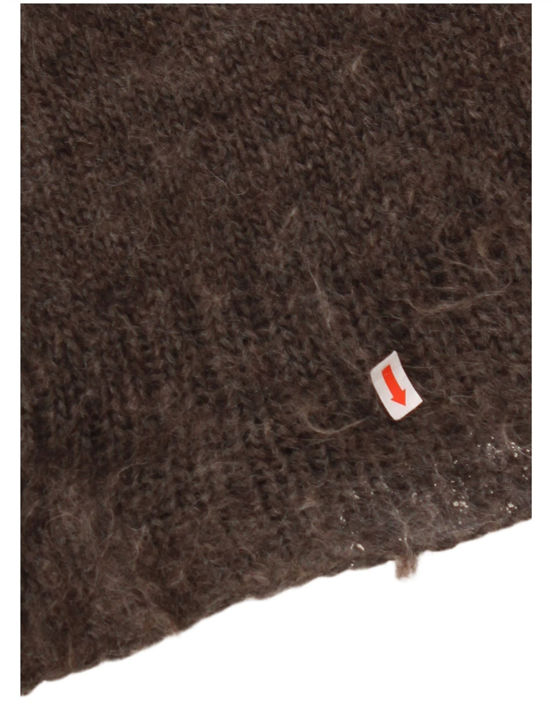 VINTAGE Mens Vest Tank Top Medium Brown Fair Isle