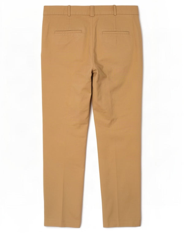 Zara Womens Straight Chino Trousers EU 40 Medium W30 L26 Beige