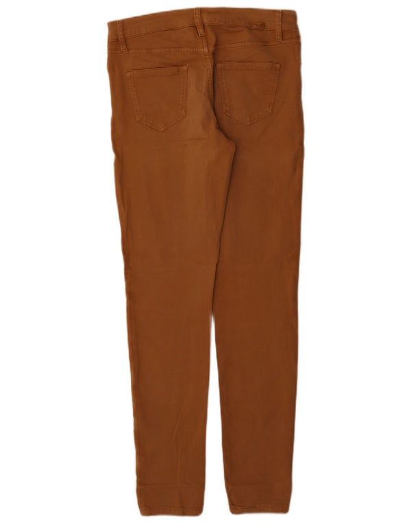 Massimo Dutti Womens Skinny Casual Trousers EU 38 Small W28 L31 Brown