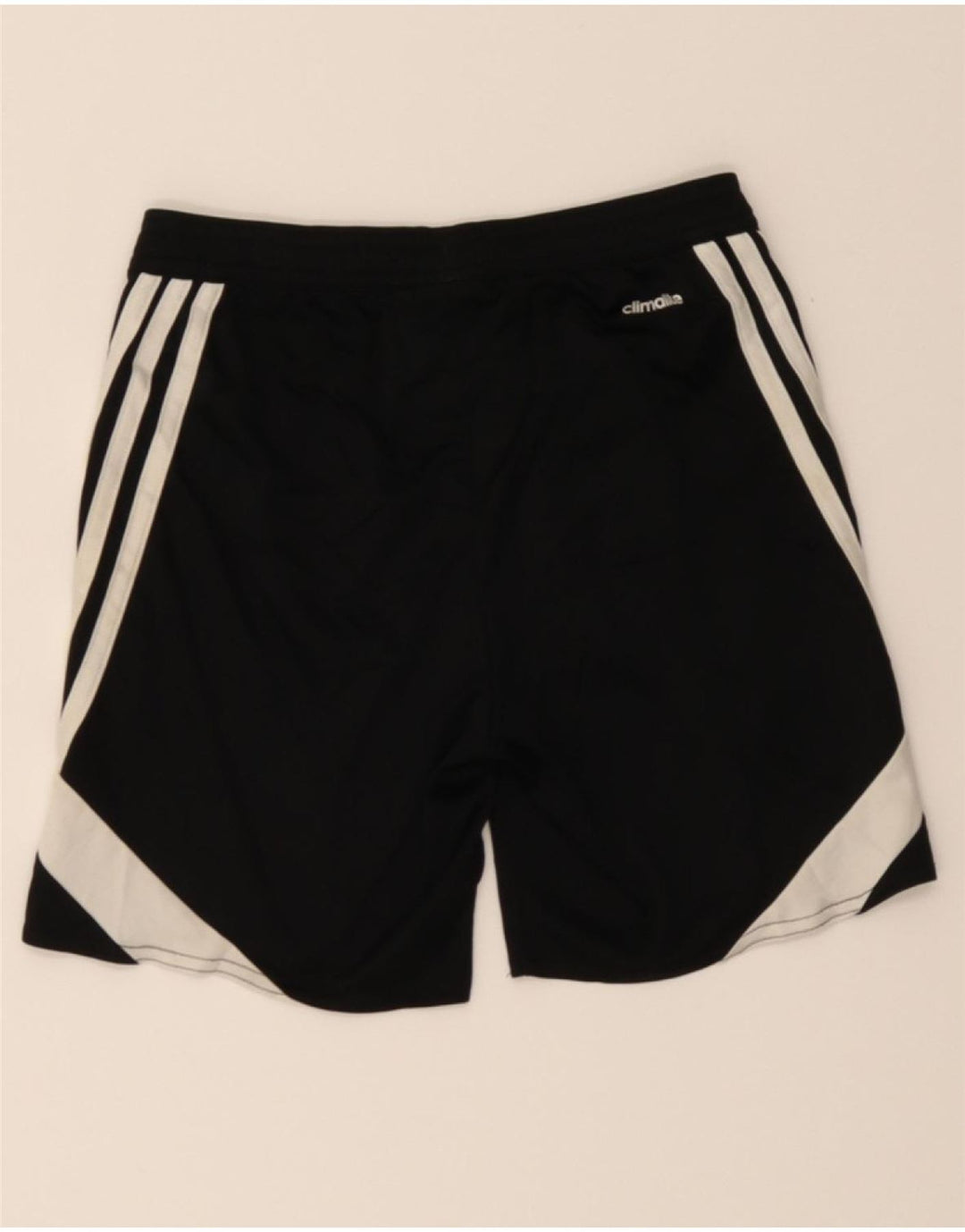 ADIDAS Boys Climalite Sport Shorts 9-10 Years Medium  Black Colourblock Vintage Adidas and Second-Hand Adidas from Messina Hembry 