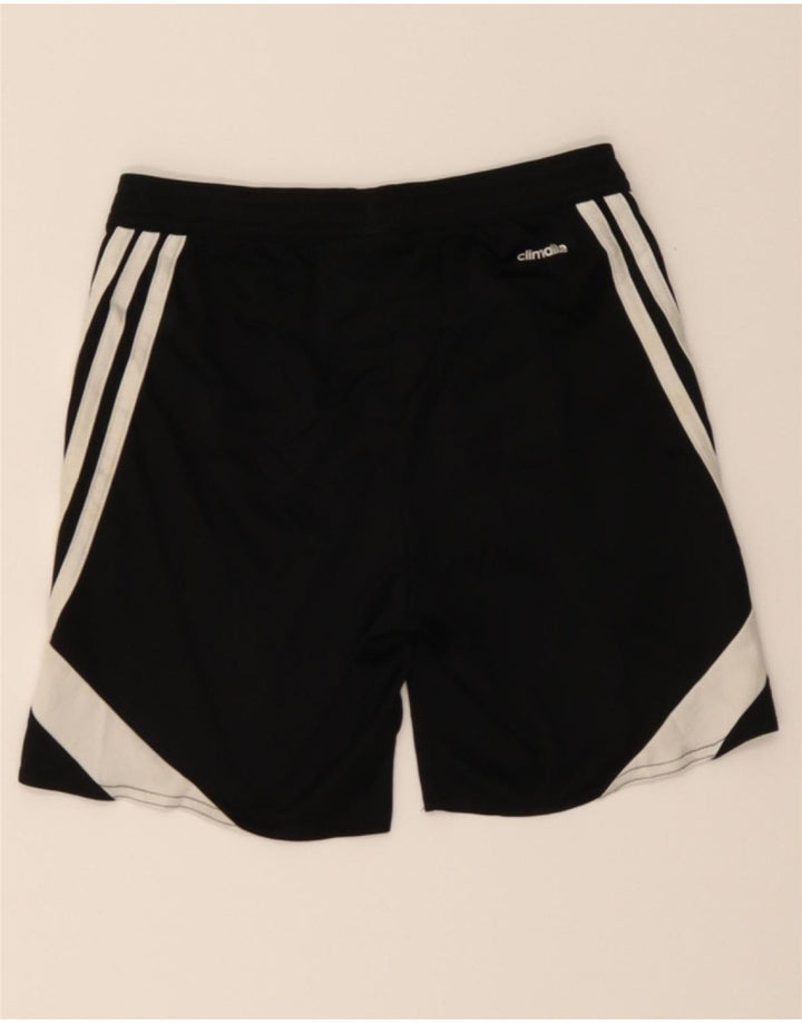 ADIDAS Boys Climalite Sport Shorts 9-10 Years Medium  Black Colourblock Vintage Adidas and Second-Hand Adidas from Messina Hembry 