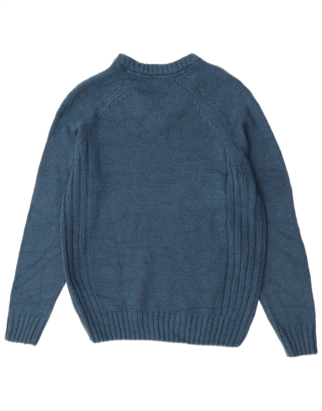 James Pringle Mens V-Neck Jumper Sweater Small Blue Acrylic