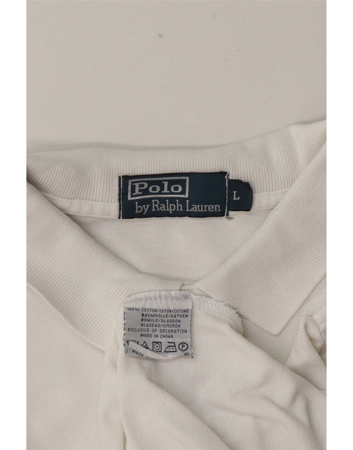 Polo Ralph Lauren Mens Shirt Large White Cotton