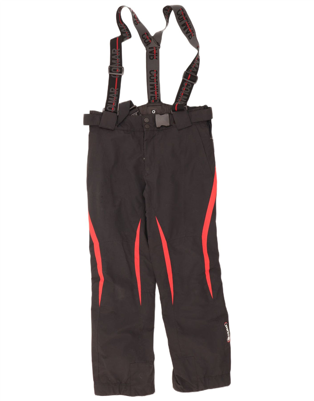 Colmar Mens Graphic Dungarees Ski Trousers EU 40 Medium Black Colourblock