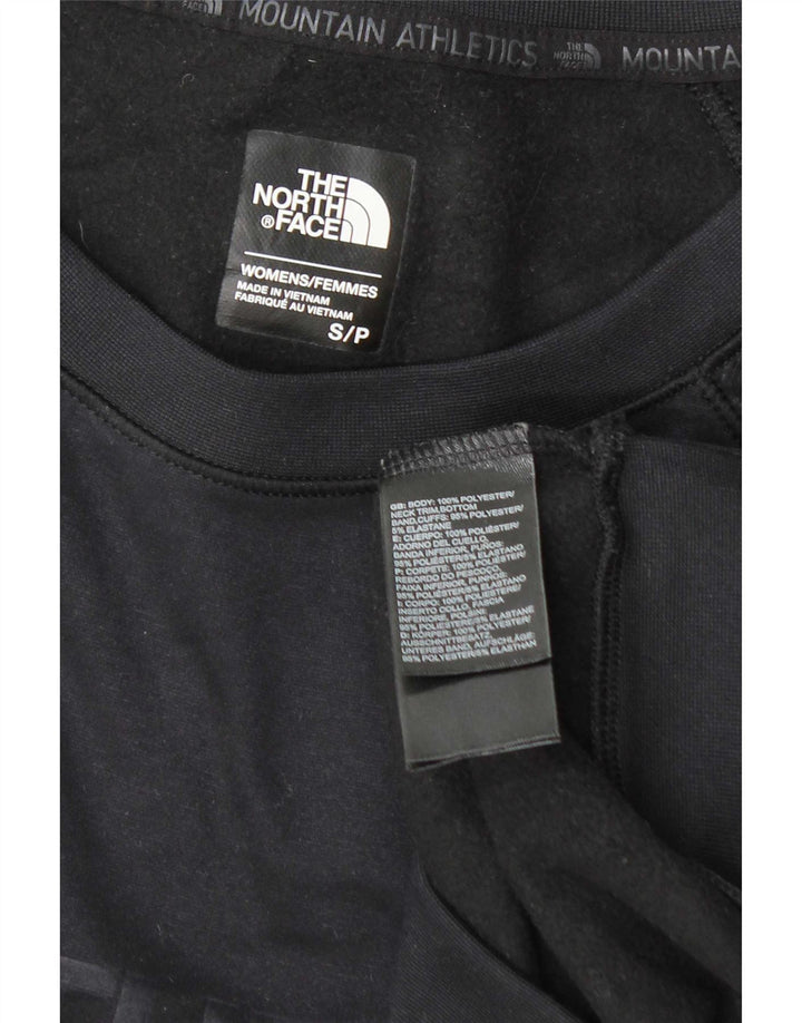 The North Face Womens Graphic Sweatshirt Jumper UK 10 Small Navy Blue