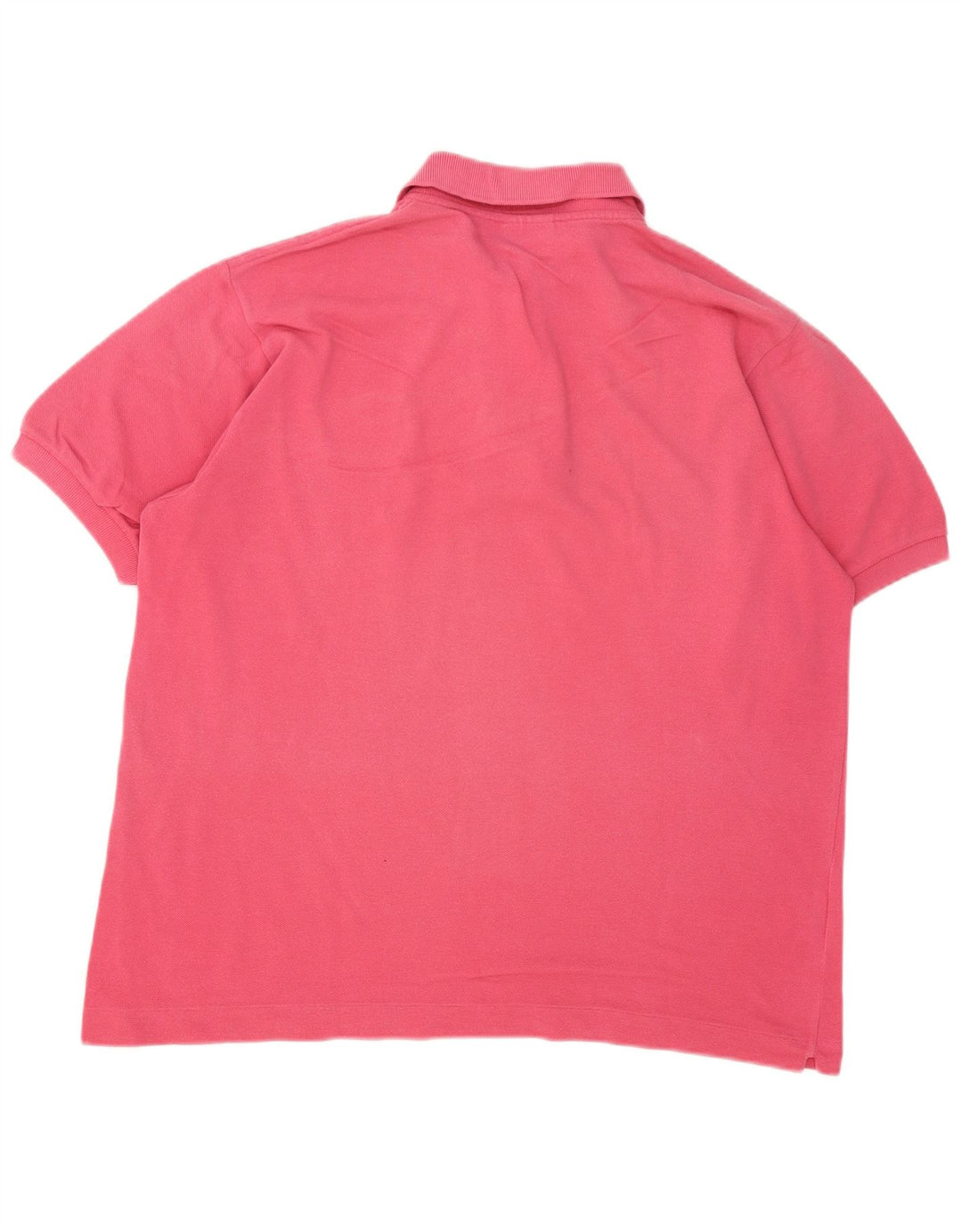 Lacoste Mens Polo Shirt Size 5 Large Pink Cotton