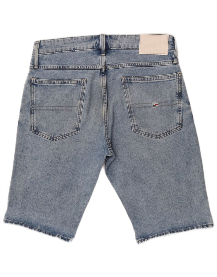 Tommy Hilfiger Mens Denim Shorts W31 Medium Blue Cotton
