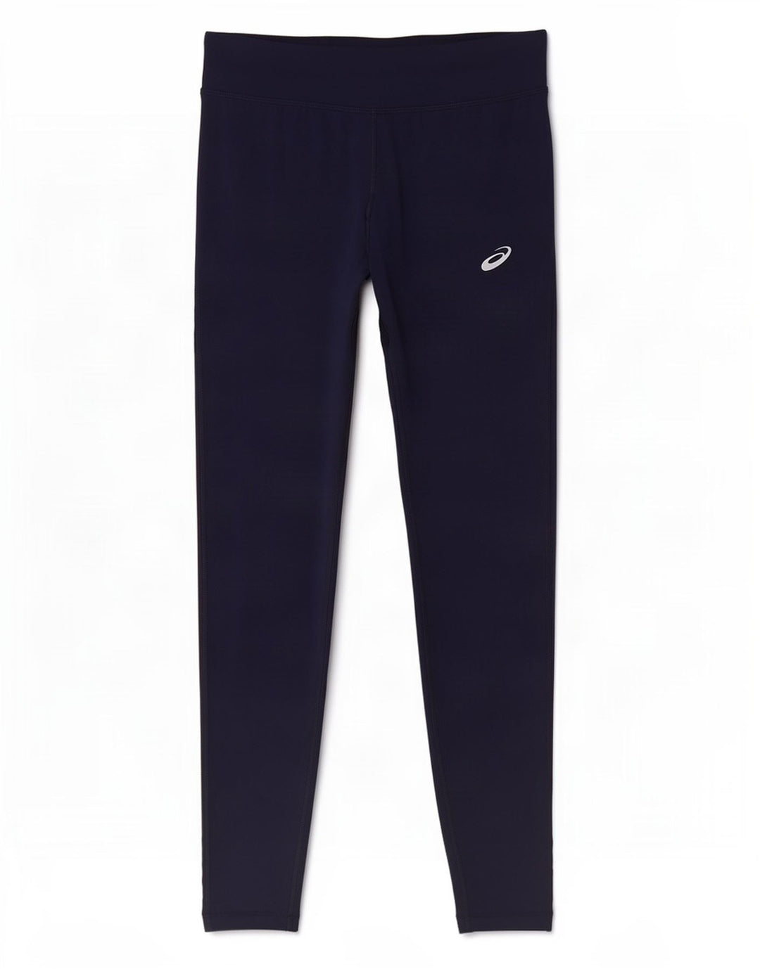 Asics Womens Leggings UK 12 Medium Navy Blue Polyester