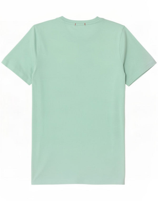 Jack & Jones Mens Graphic T-Shirt Top Small Green Cotton
