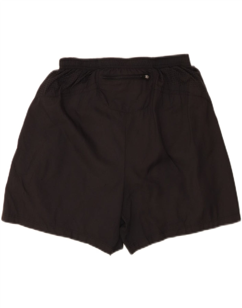NIKE Womens Sport Shorts UK 12 Medium  Black Polyester Vintage Nike and Second-Hand Nike from Messina Hembry 