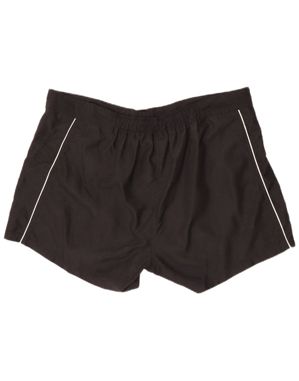 Marks & Spencer Womens Autograph Swimming Shorts UK 20 2XL Black Polyester