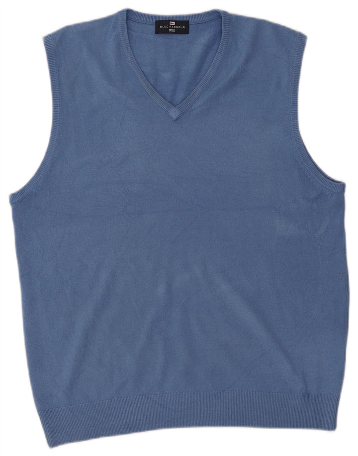 Marks & Spencer Mens Blue Harbour Vest Tank Top Large Acrylic