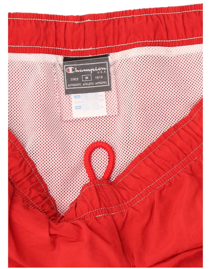 Champion Mens Swimming Shorts Medium  Red Polyamide