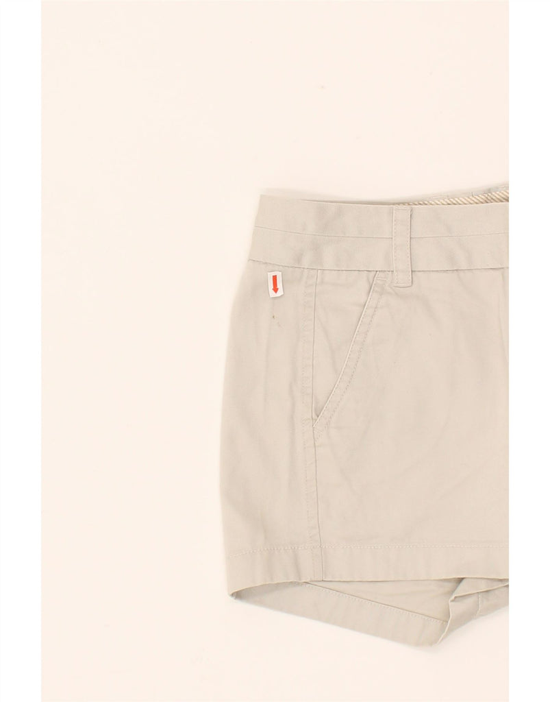 J. CREW Womens Hot Pants US 4 Small W30  Beige Cotton Vintage J. Crew and Second-Hand J. Crew from Messina Hembry 