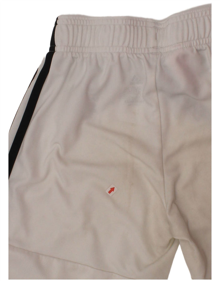 Adidas Boys Aeroready Sport Shorts 7-8 Years  White Polyester
