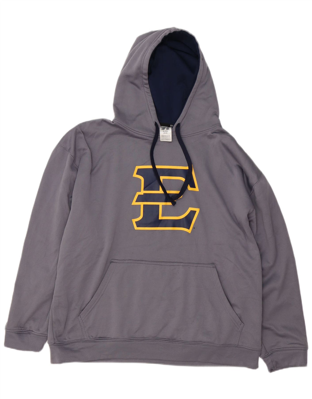 RUSSELL ATHLETIC Mens Hoodie Jumper UK 46/48 XL Grey