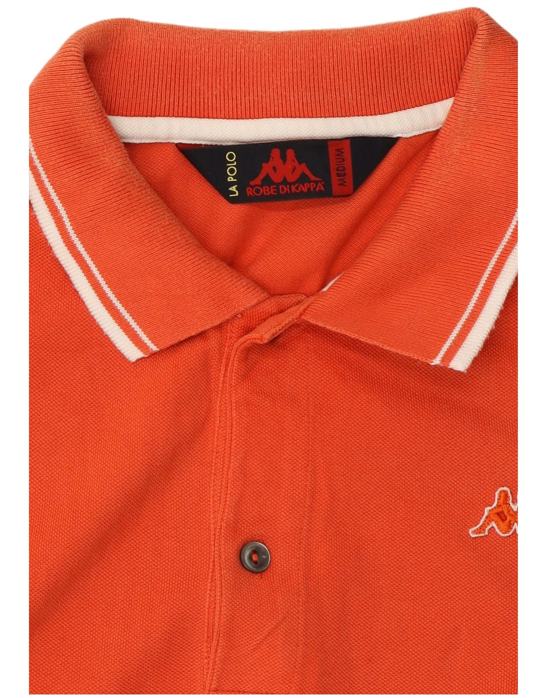Kappa Mens Polo Shirt Medium Orange
