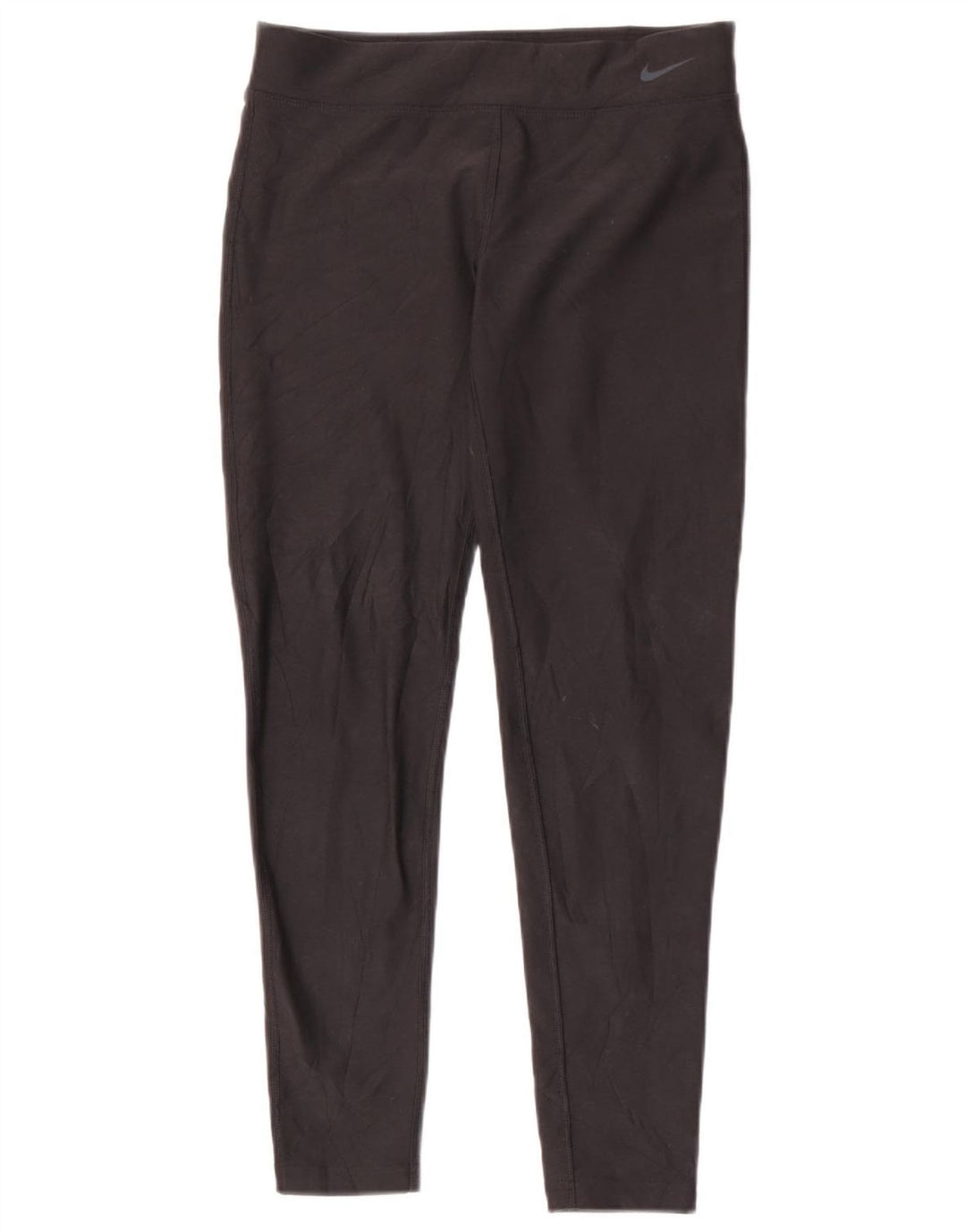 Nike Girls Dri Fit Leggings 12-13 Years Large Black Polyester