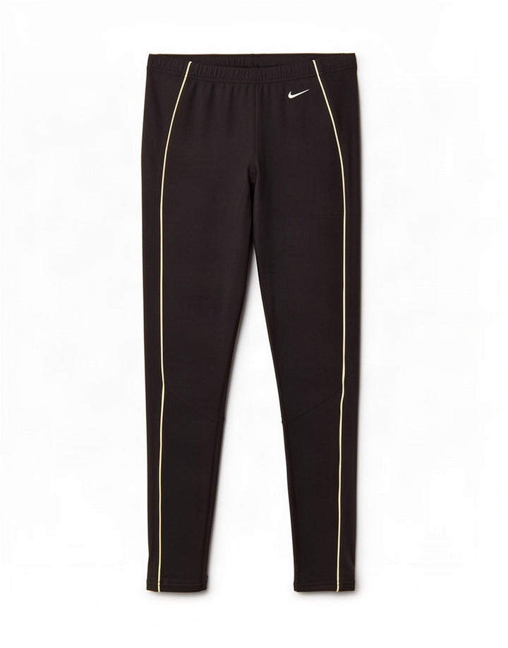 Nike Womens Leggings US 12/14 Large Black Polyester
